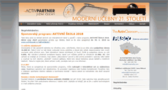 Desktop Screenshot of interaktivnitabule-activ.cz