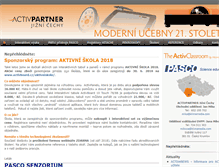 Tablet Screenshot of interaktivnitabule-activ.cz
